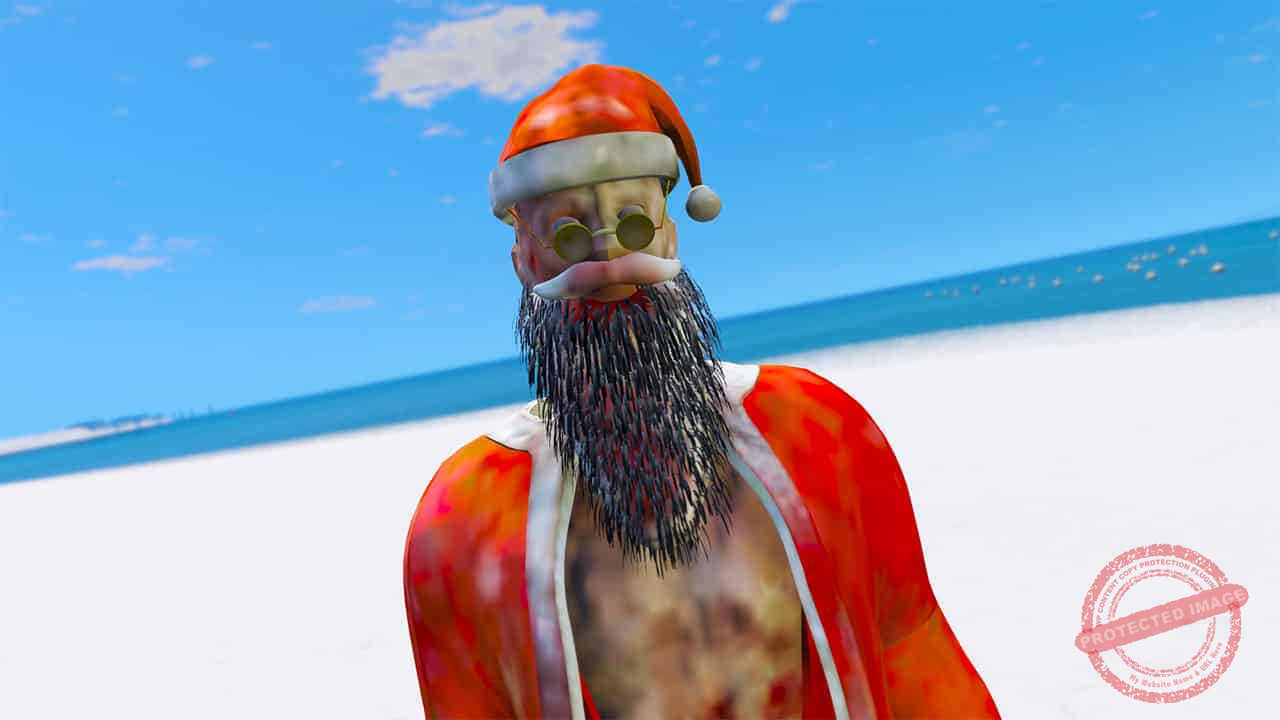 GTA 5 Mods Zombie Santa Claus V2