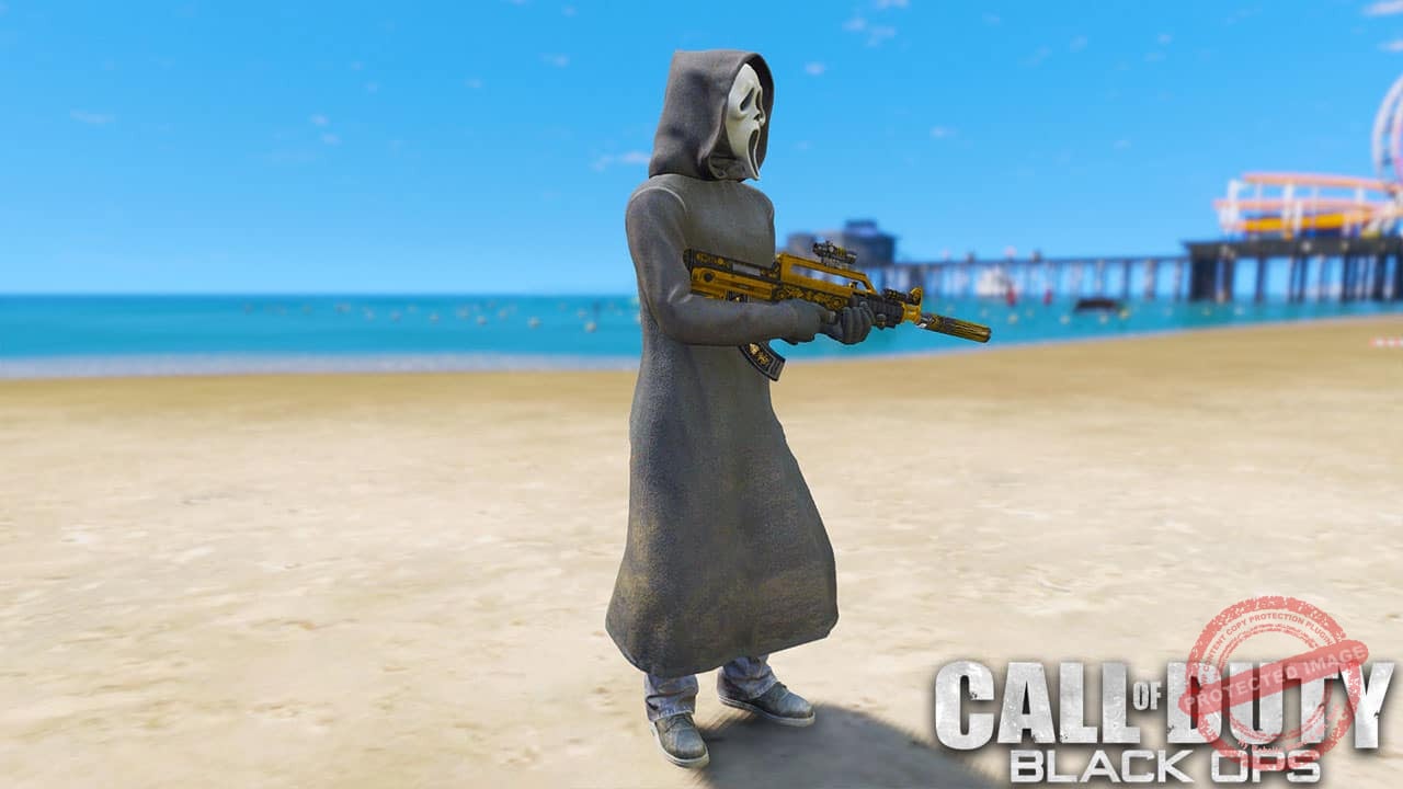 GTA 5 Mods Call of Duty Black Ops Ghostface