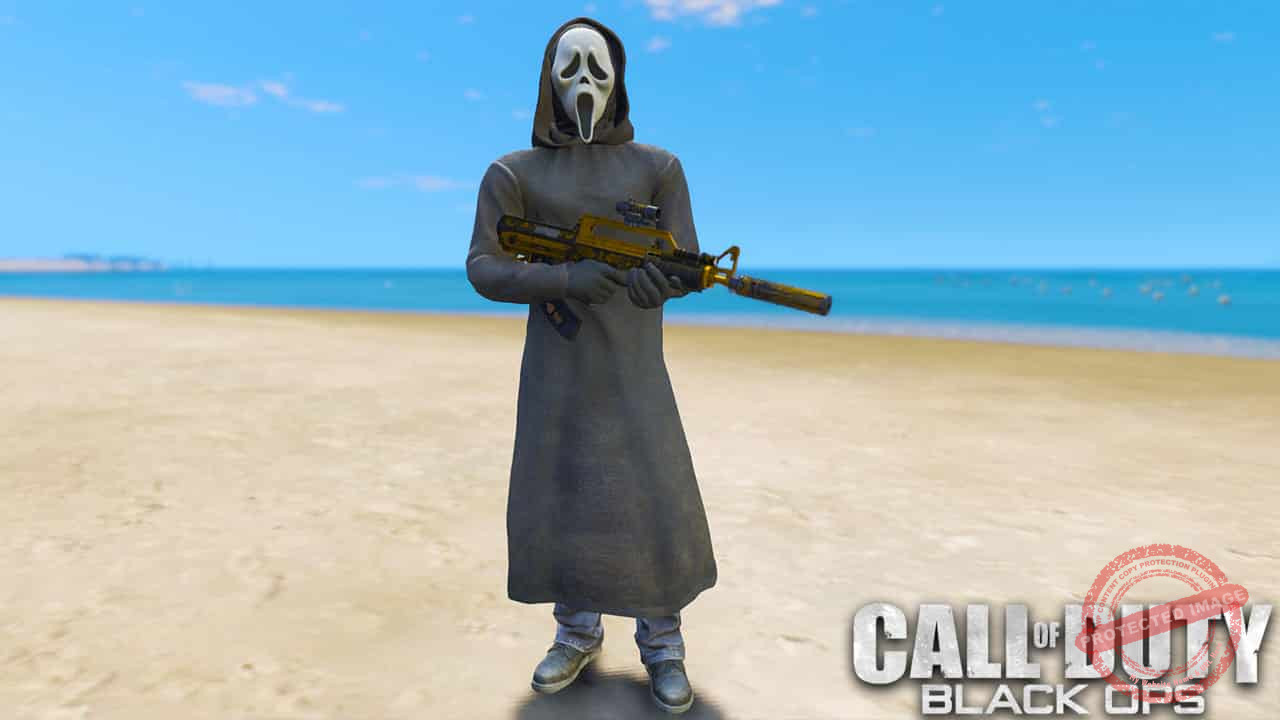 GTA 5 Mods Call of Duty Black Ops Ghostface
