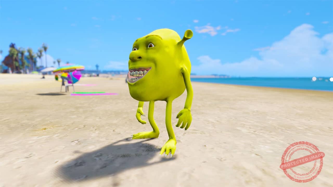GTA 5 Mods Shrek Wazowski