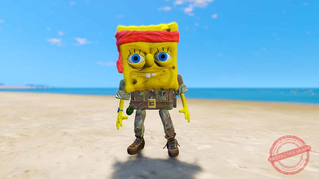 GTA 5 Mods Army Sponge Bob
