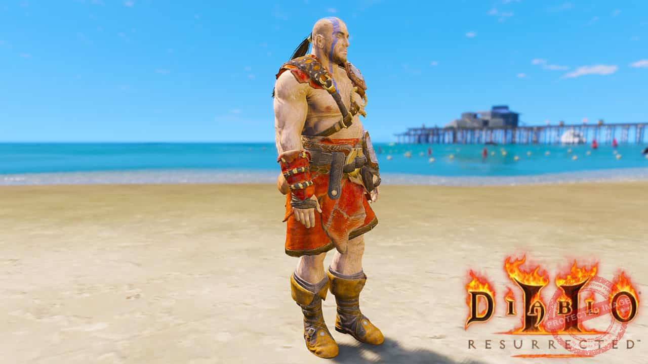 GTA 5 Mods Barbarian in Diablo 2 Resurrected