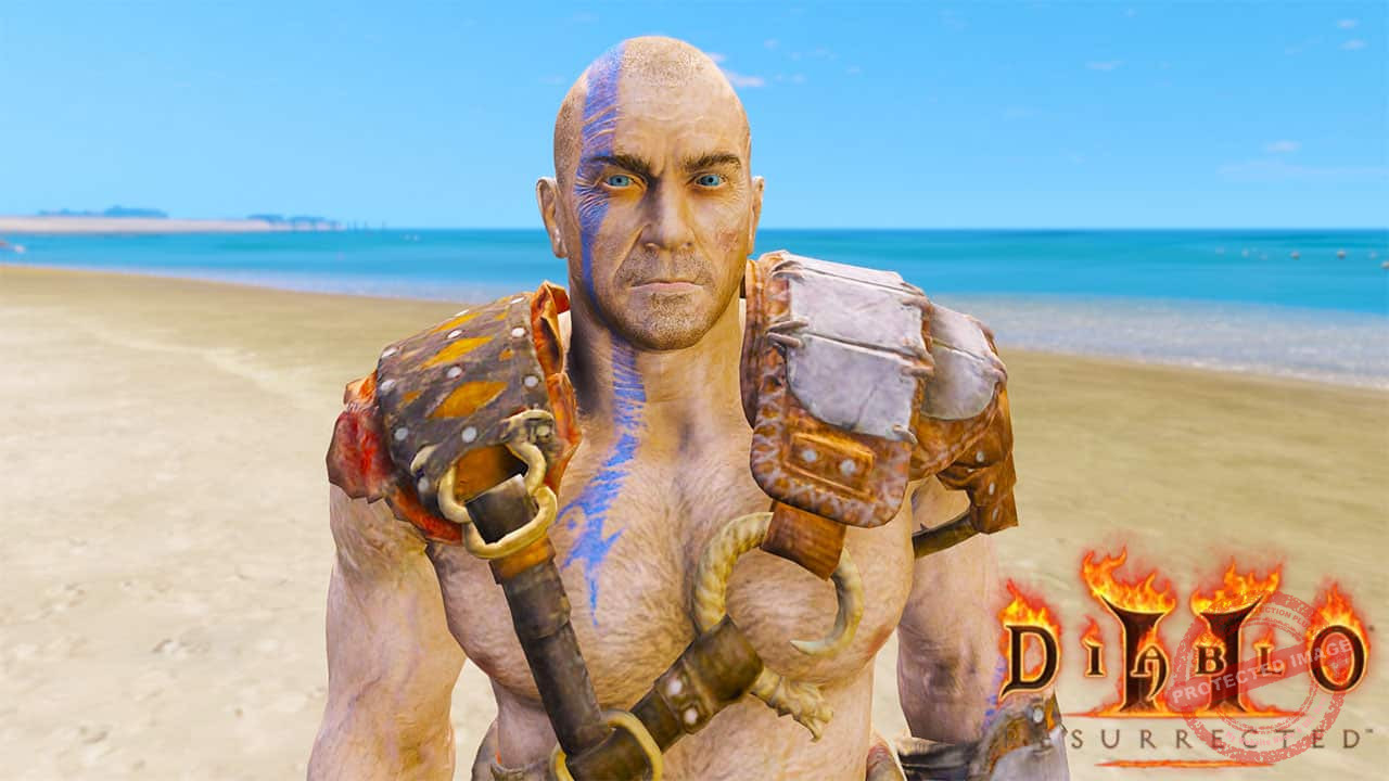 GTA 5 Mods Barbarian in Diablo 2 Resurrected