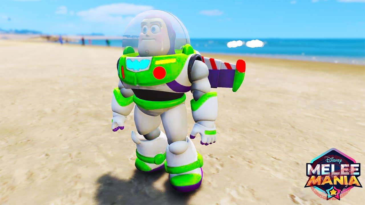 GTA 5 Mods Buzz Lightyear Disney Melee Mania