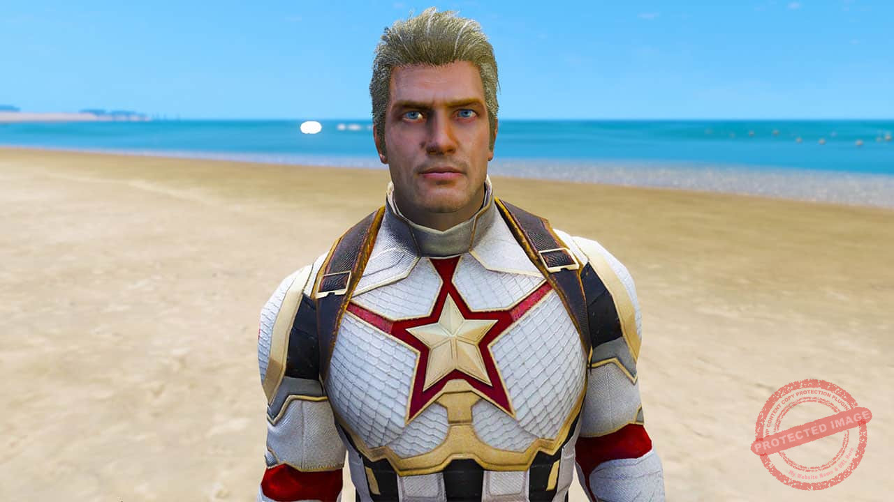 GTA 5 Mods Captain America (Avengers Endgame Alt 2)