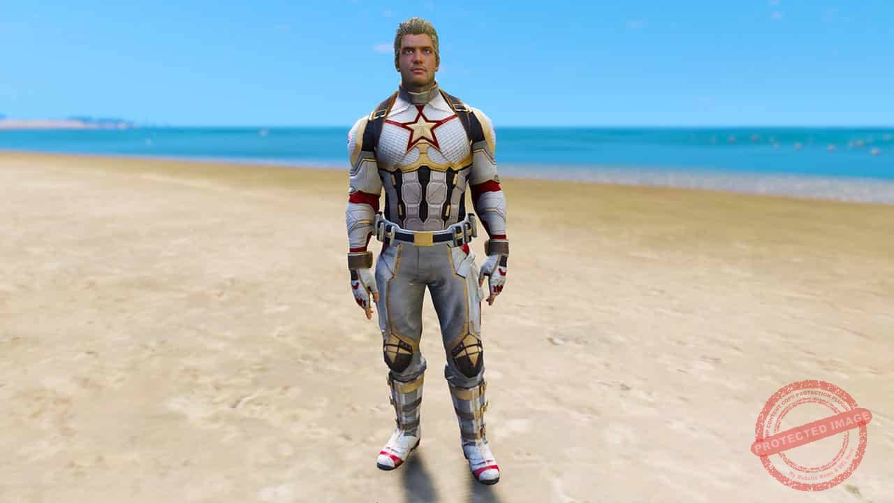 GTA 5 Mods Captain America (Avengers Endgame Alt 2)