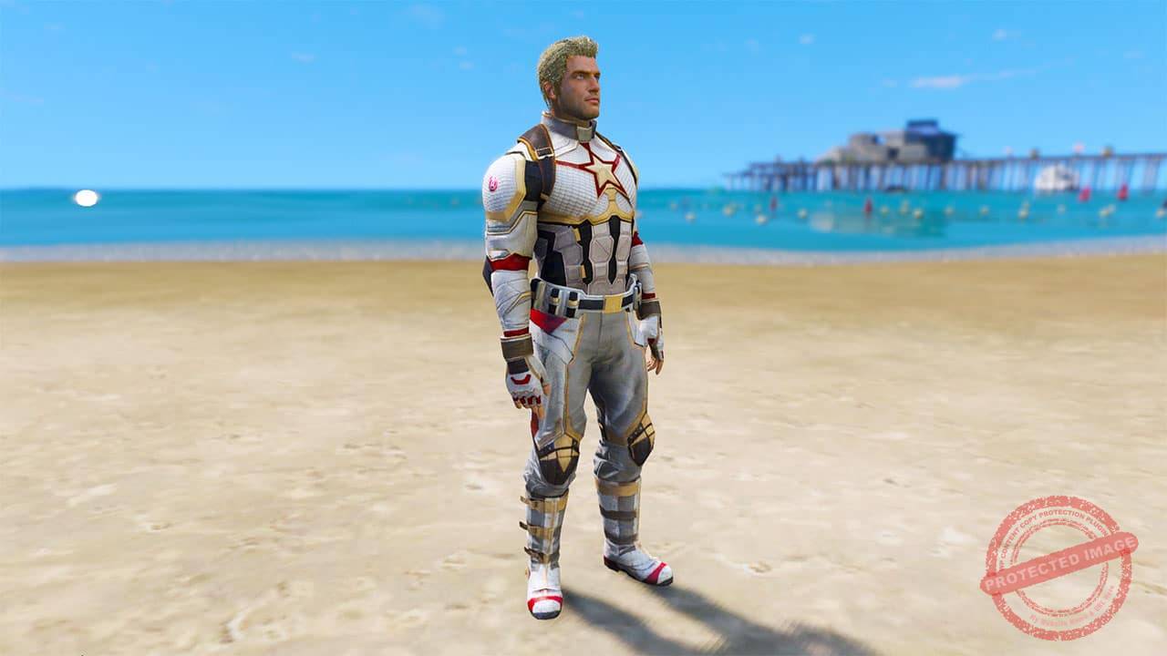 GTA 5 Mods Captain America (Avengers Endgame Alt 2)