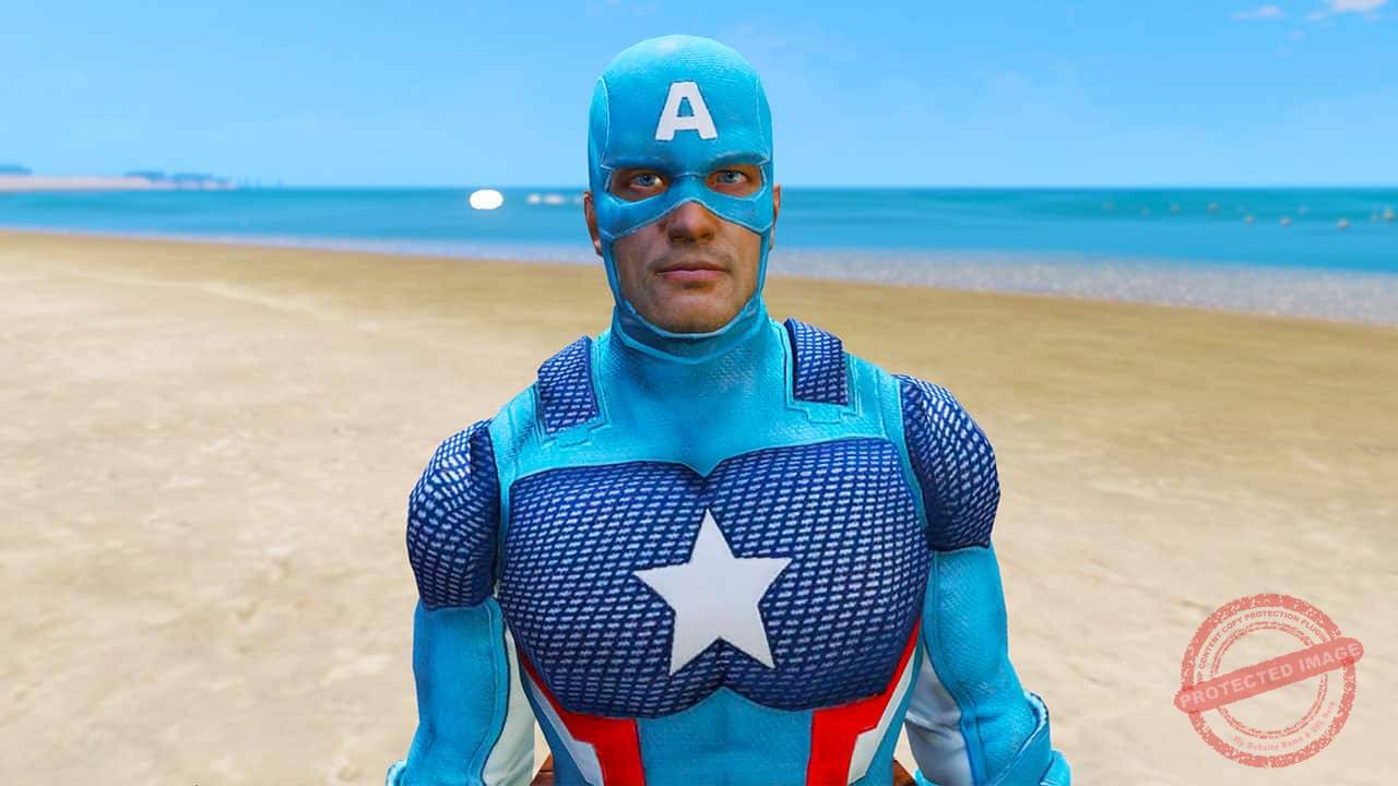GTA 5 Mods Captain America (Civil War II)