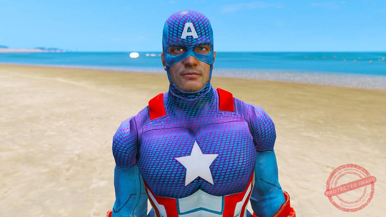 GTA 5 Mods Captain America (Civil War II Alt 2)