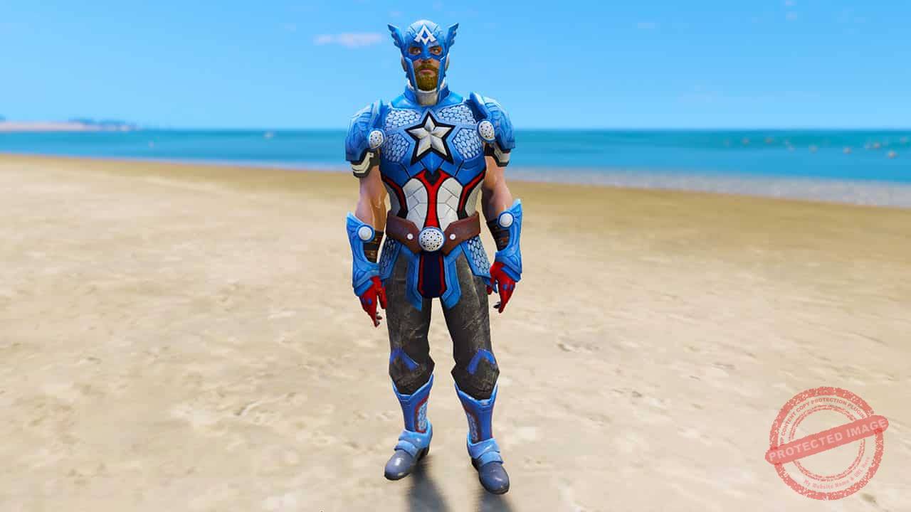 GTA 5 Mods Captain America (Midgardia)