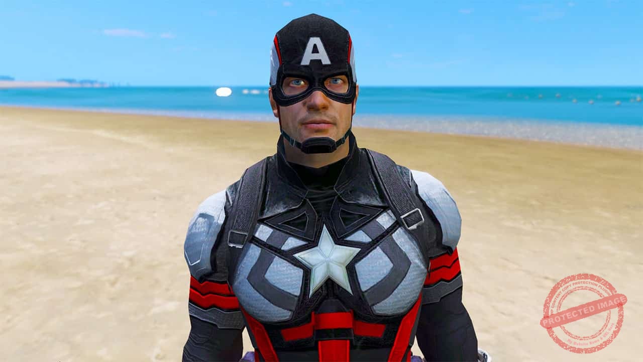GTA 5 Mods Captain America (Modern Alt 2)