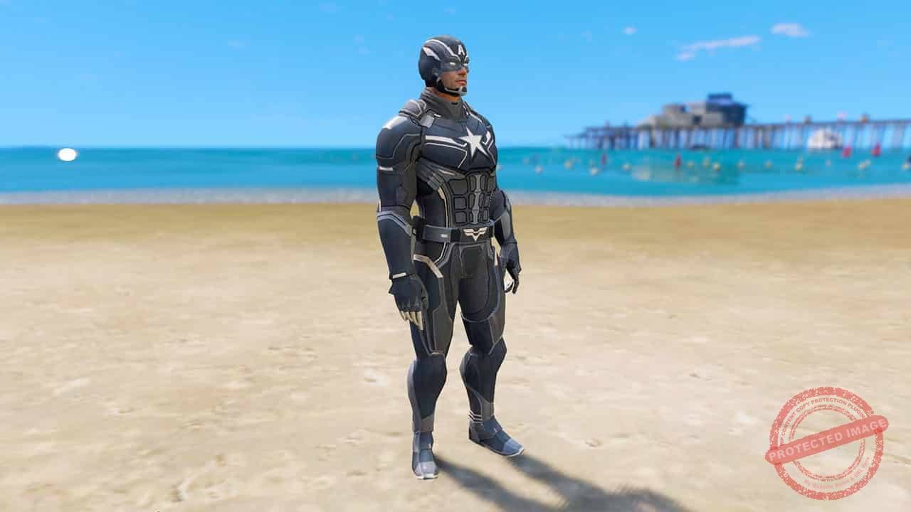 GTA 5 Mods Captain America (New Stark City Alt 2)