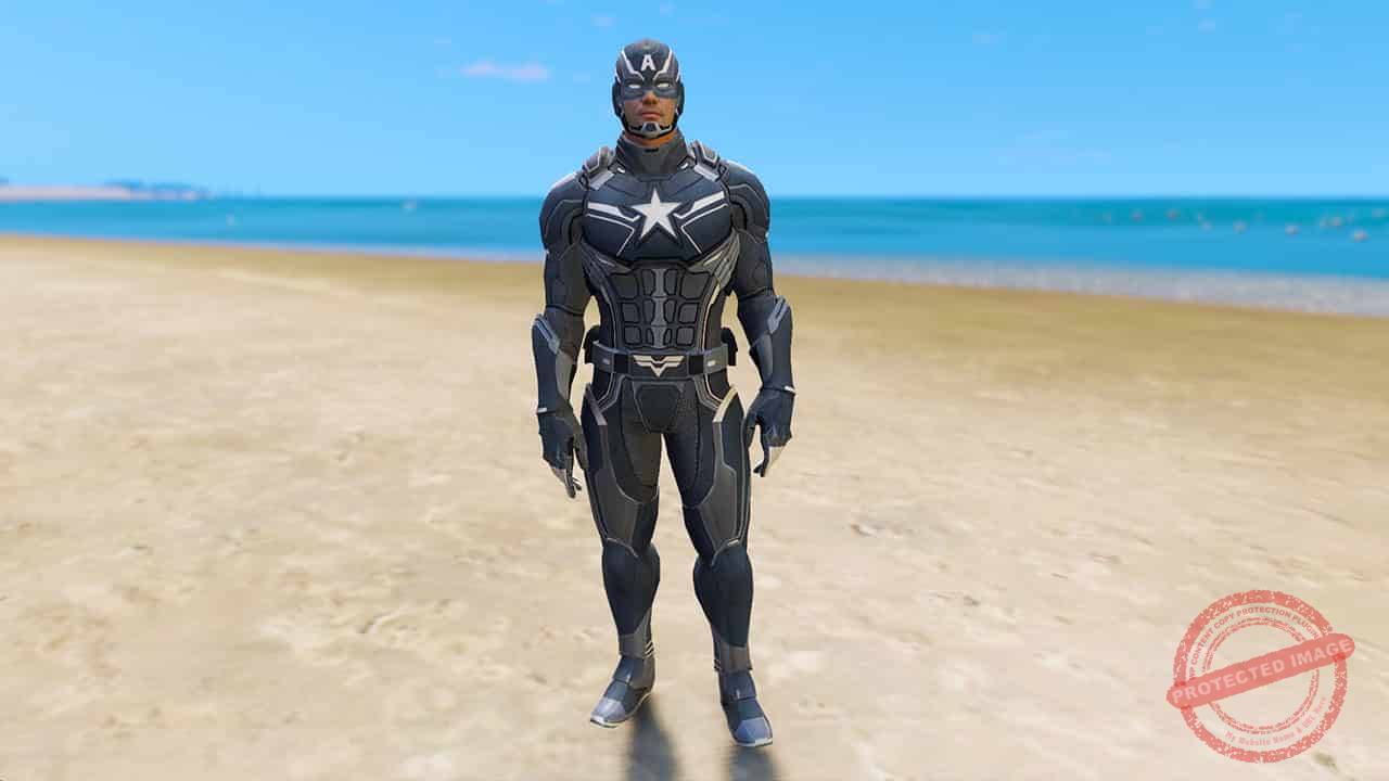 GTA 5 Mods Captain America (New Stark City Alt 2)