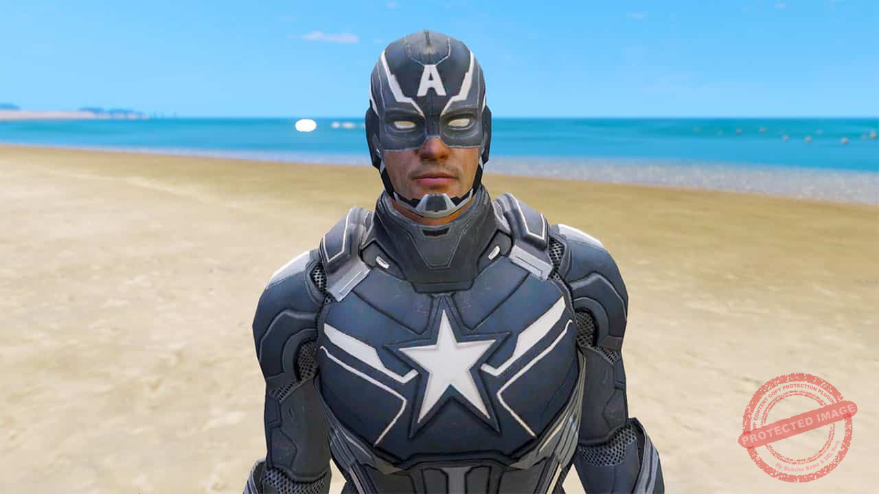 GTA 5 Mods Captain America (New Stark City Alt 2)