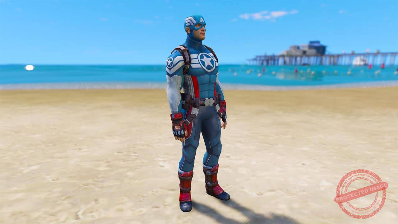 GTA 5 Mods Captain America (S.H.I.E.L.D. Director Alt 1)