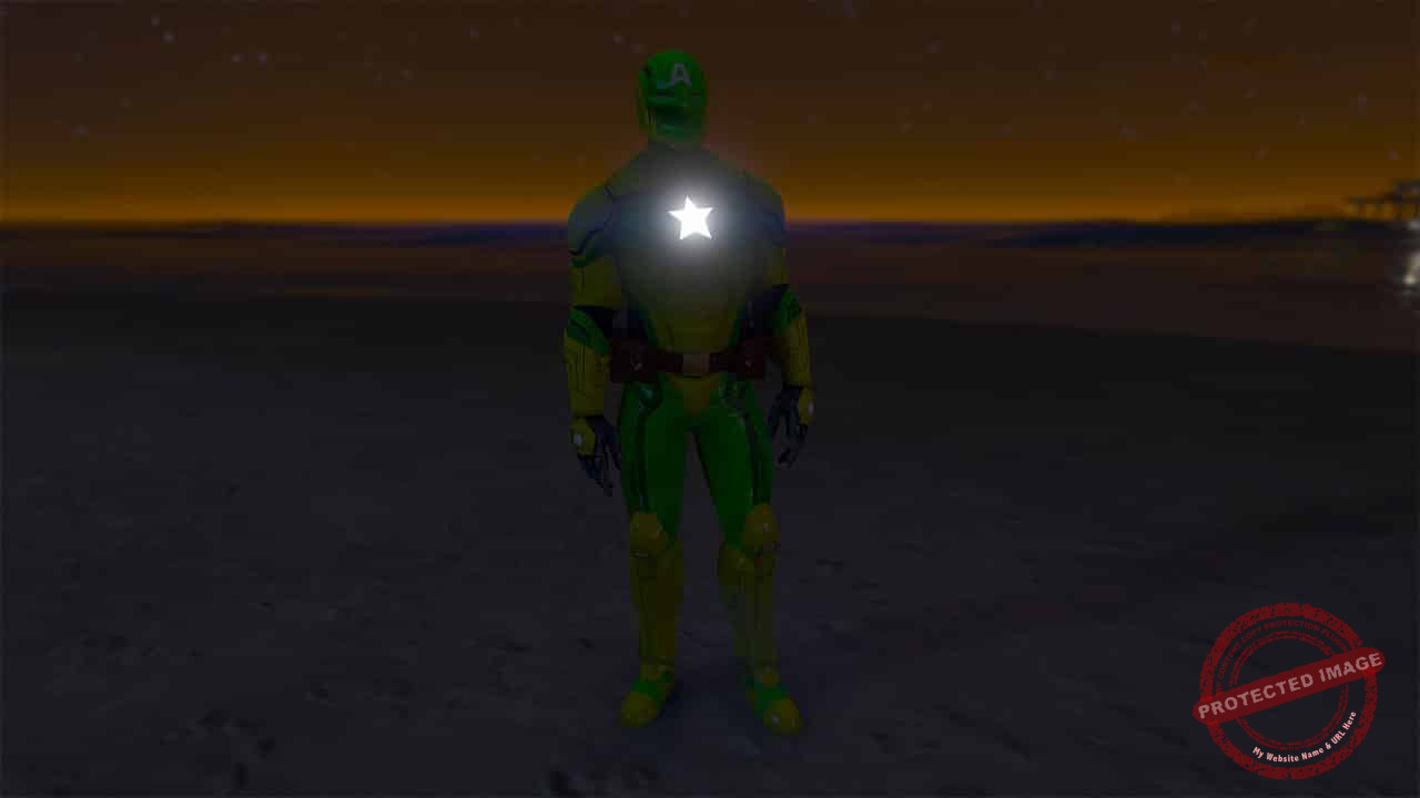 GTA 5 Mods Captain America (Secret Empire)