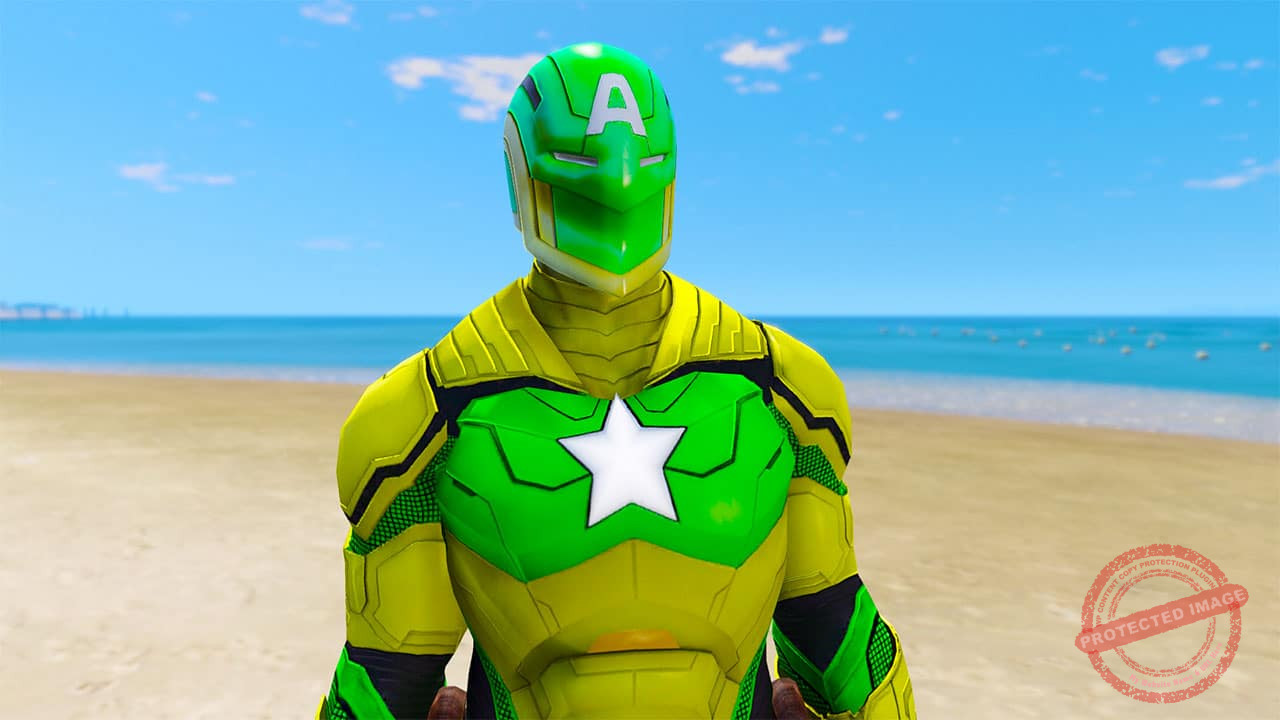 GTA 5 Mods Captain America (Secret Empire)