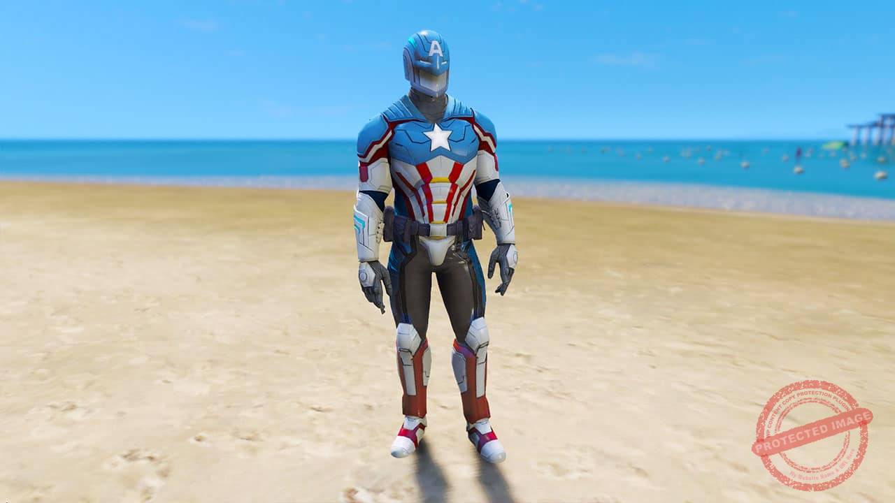 GTA 5 Mods Captain America (Secret Empire Alt 1)