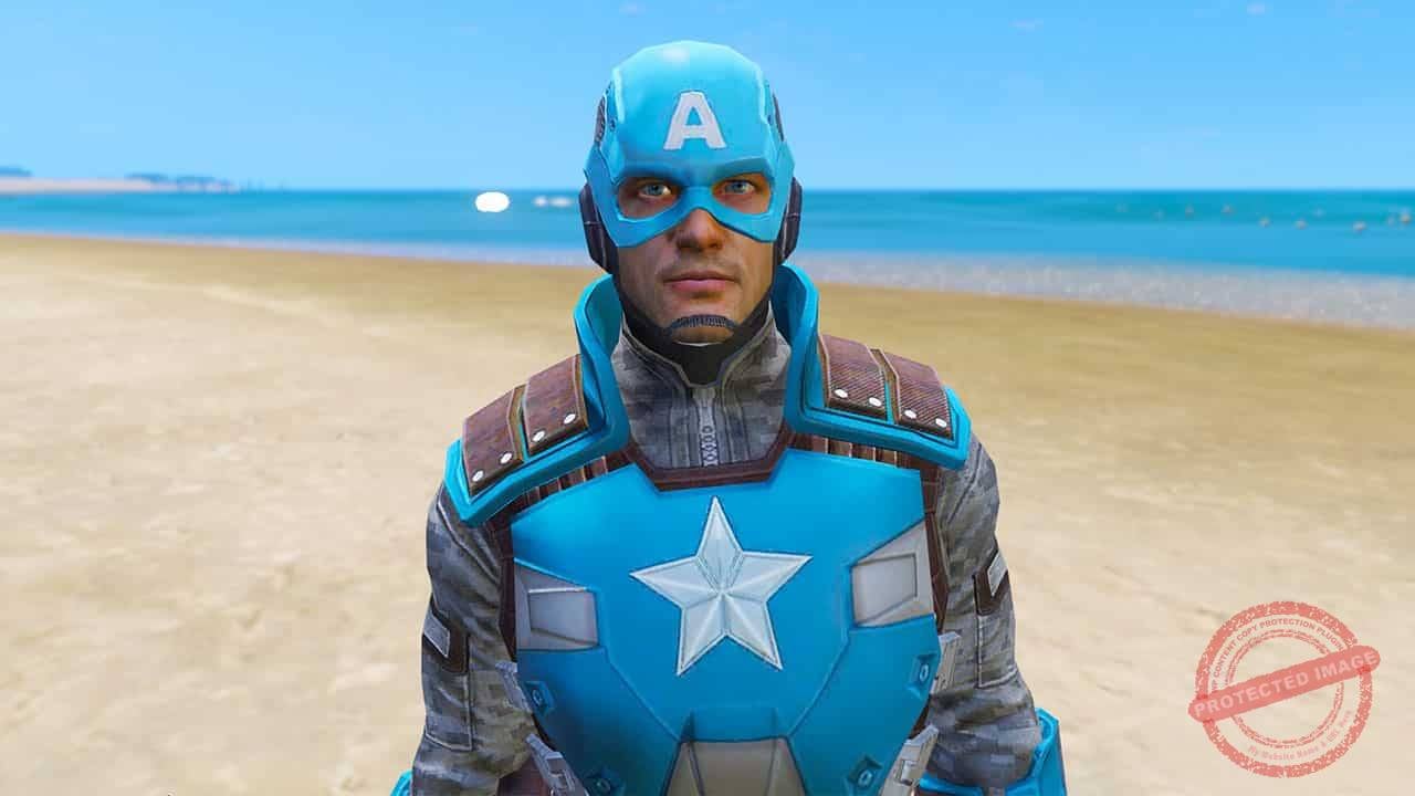 GTA 5 Mods Captain America (Secret Wars)