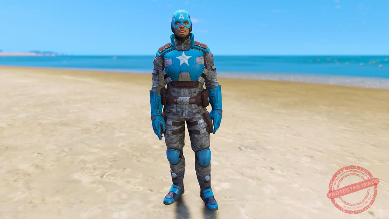 GTA 5 Mods Captain America (Secret Wars)