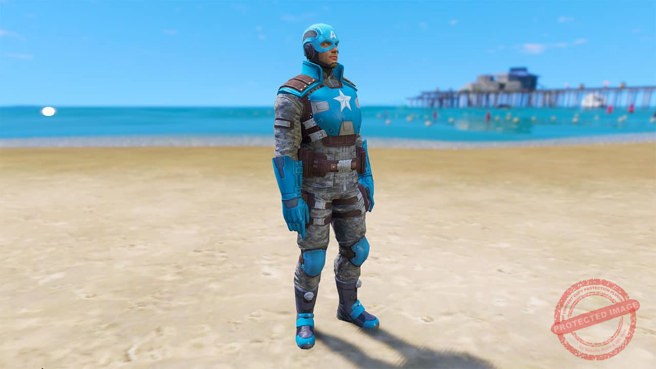 GTA 5 Mods Captain America (Secret Wars)