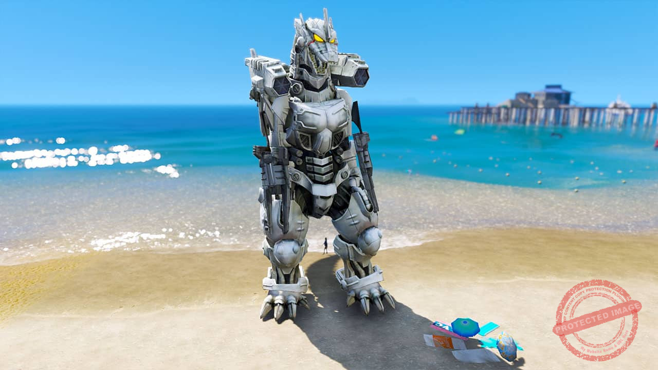 GTA 5 Mods Kiryu Mechagodzilla
