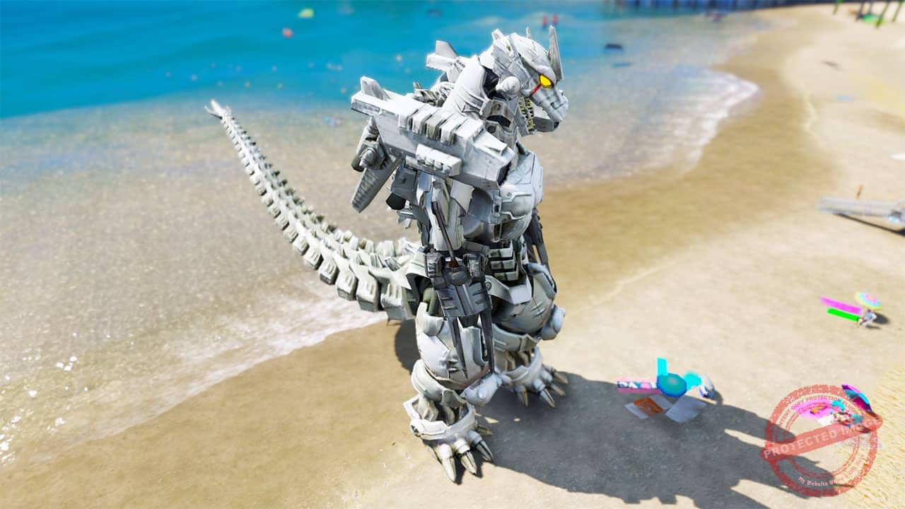 GTA 5 Mods Kiryu Mechagodzilla