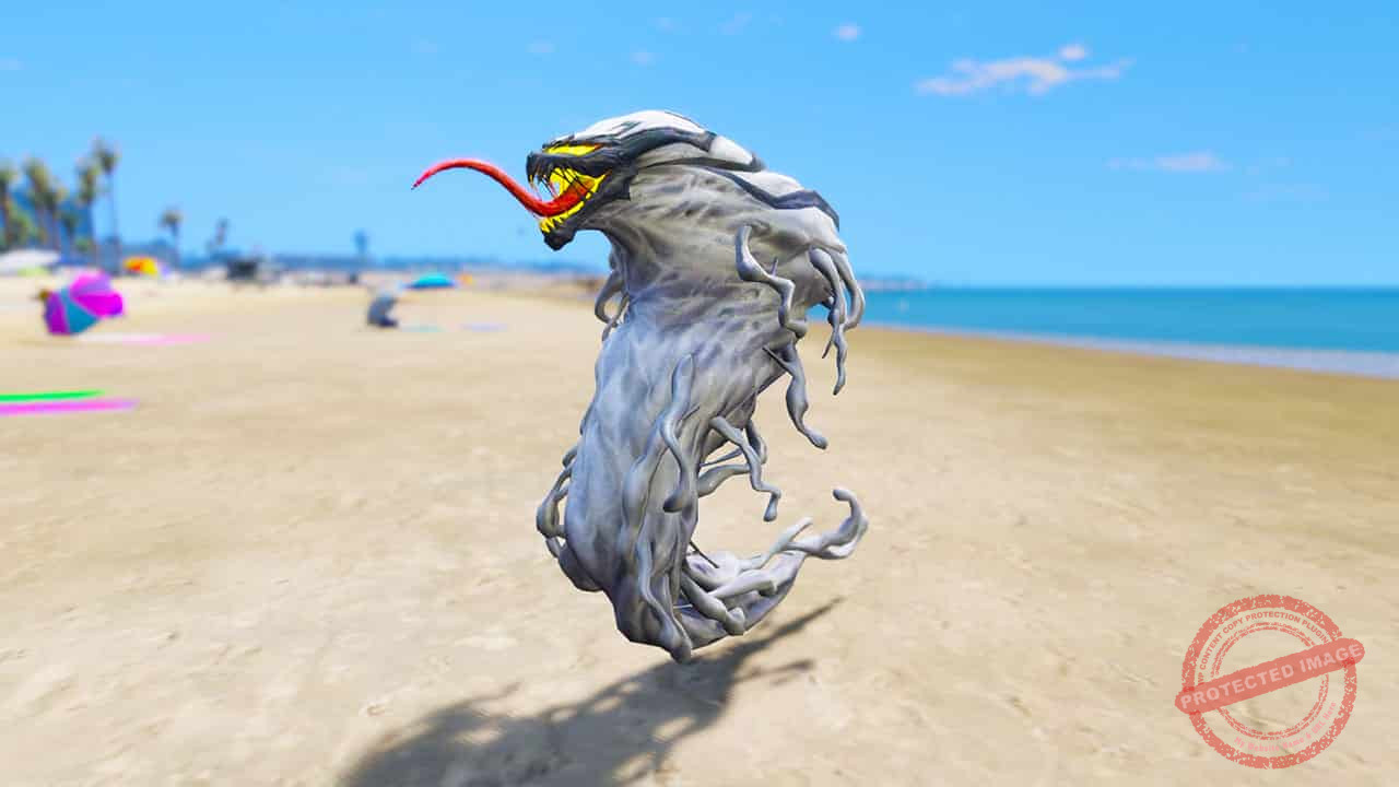 GTA 5 Mods White Symbiote