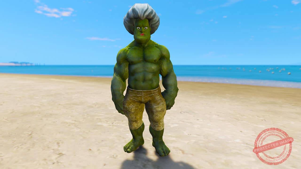GTA 5 Mods Hulk Agatha