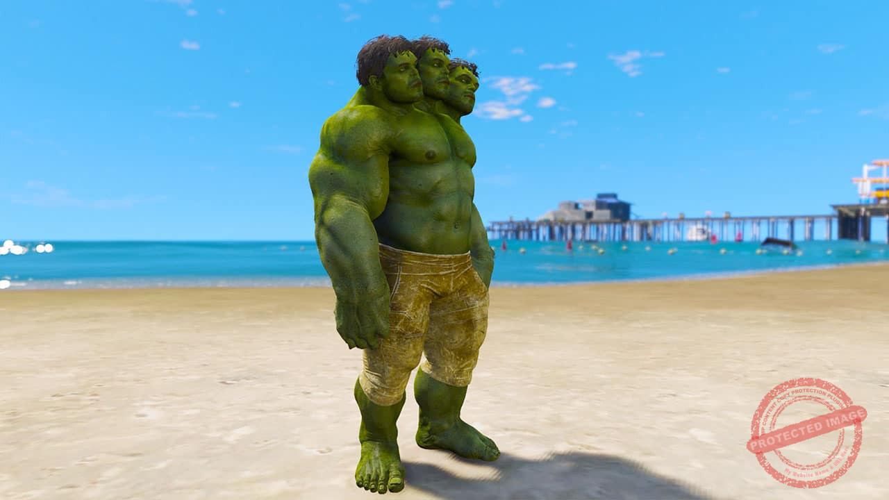 GTA 5 Mods 3 Heads Hulk