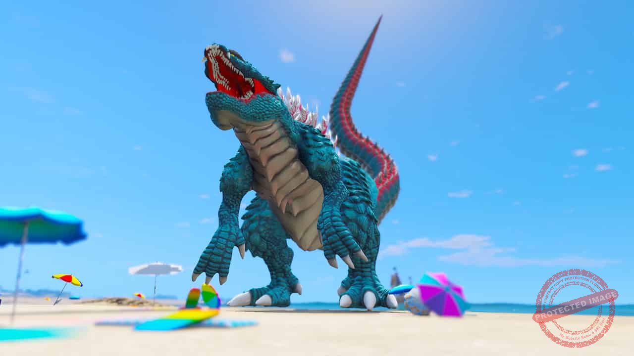 GTA 5 Mods Godzilla Terrestris