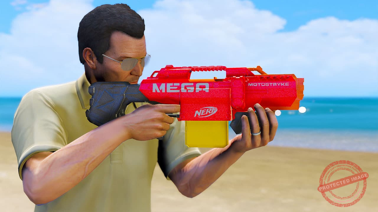 GTA 5 Mods Nerf Gun Mega Motostryke