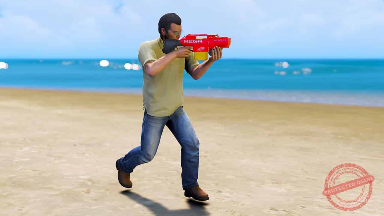 GTA 5 Mods Nerf Gun Mega Motostryke