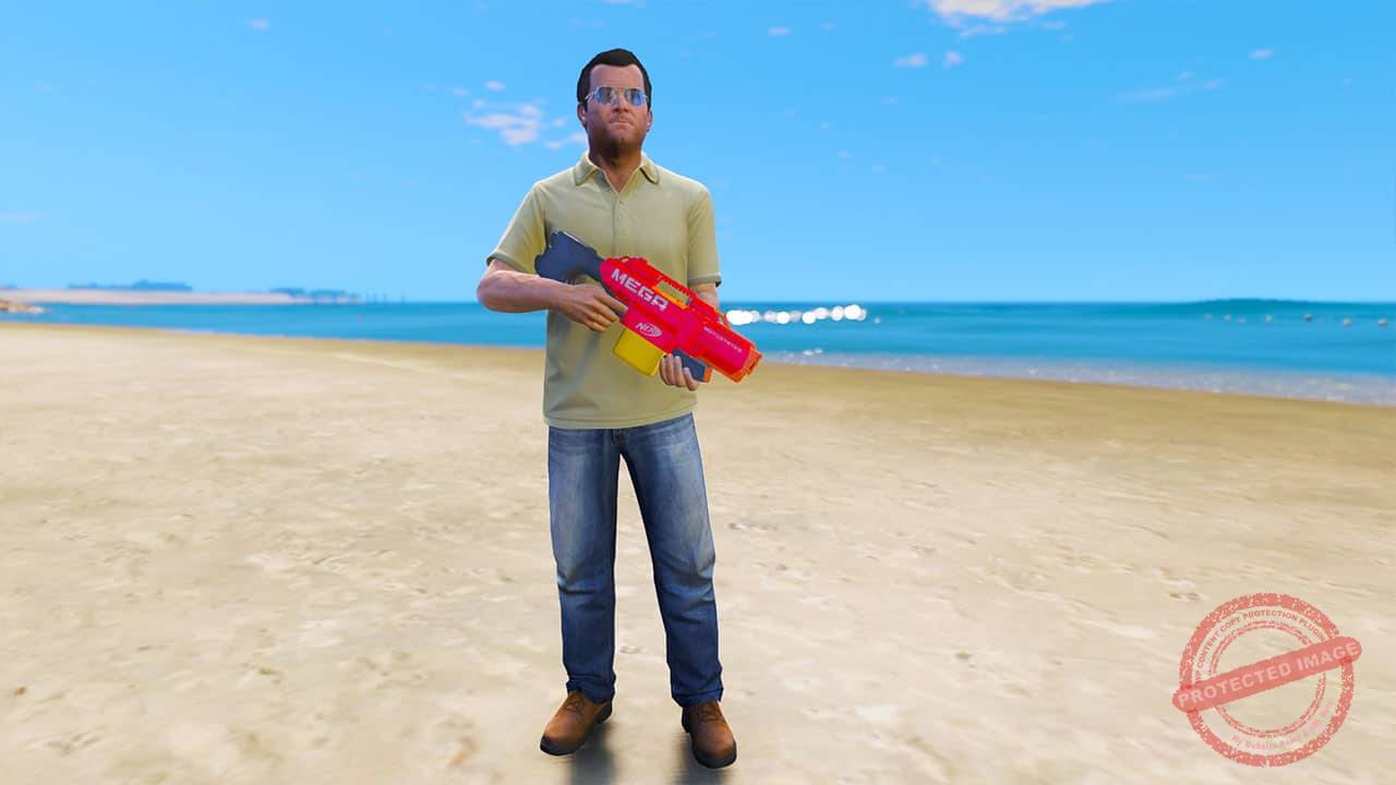 GTA 5 Mods Nerf Gun Mega Motostryke