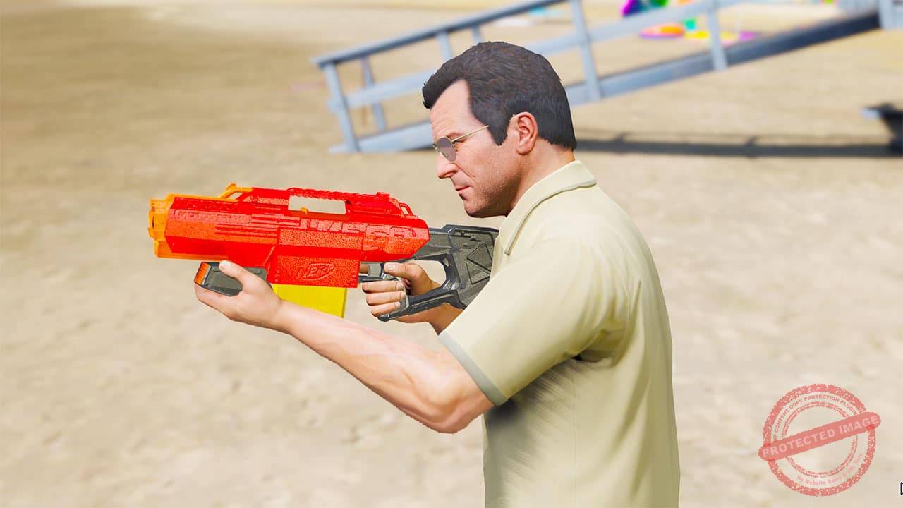 GTA 5 Mods Nerf Gun Mega Motostryke