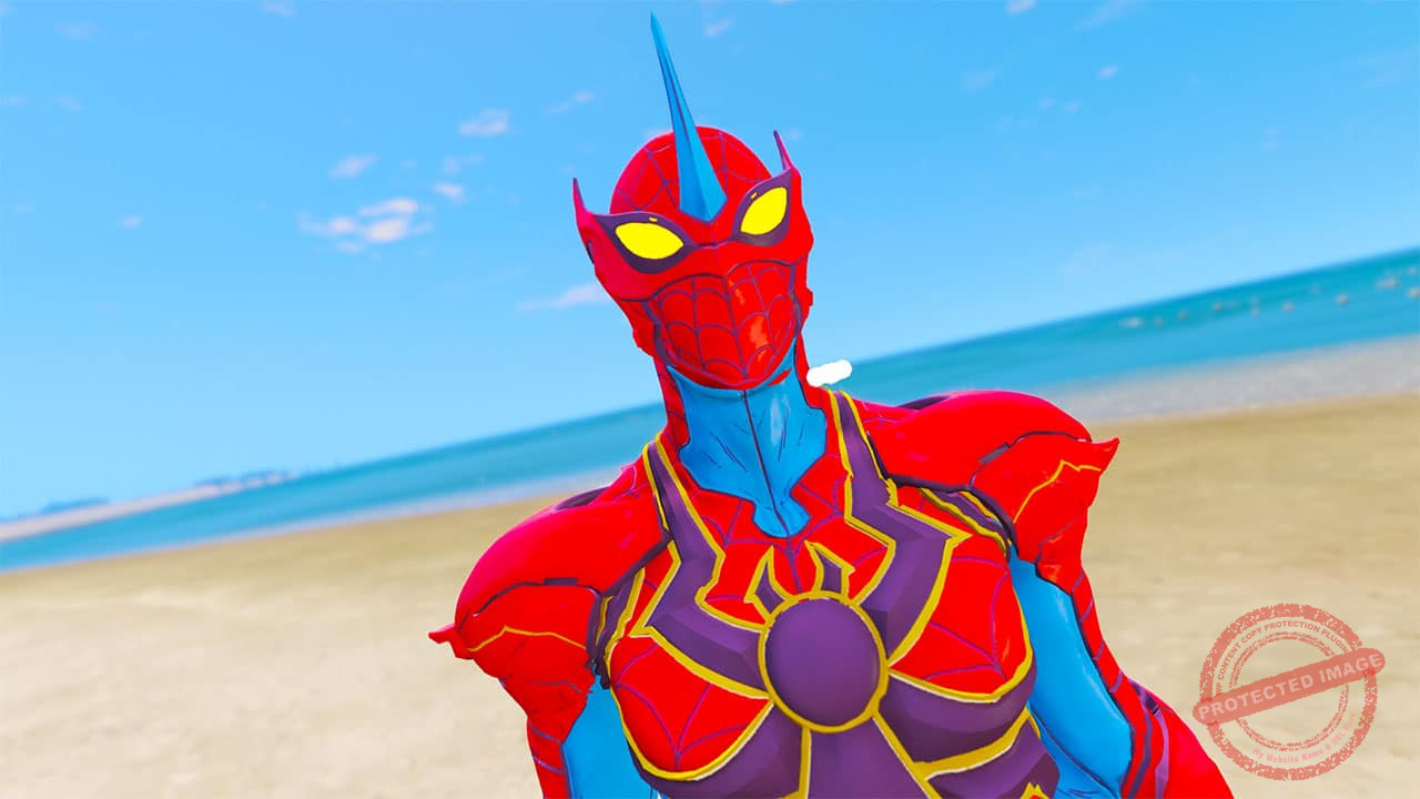 GTA 5 Mods Spider-Man Arachnid Rider Suit