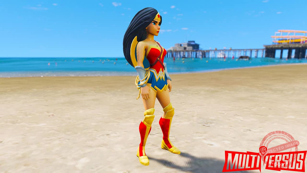GTA 5 Mods MultiVersus Wonder Woman