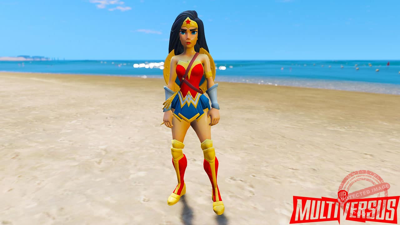 GTA 5 Mods MultiVersus Wonder Woman