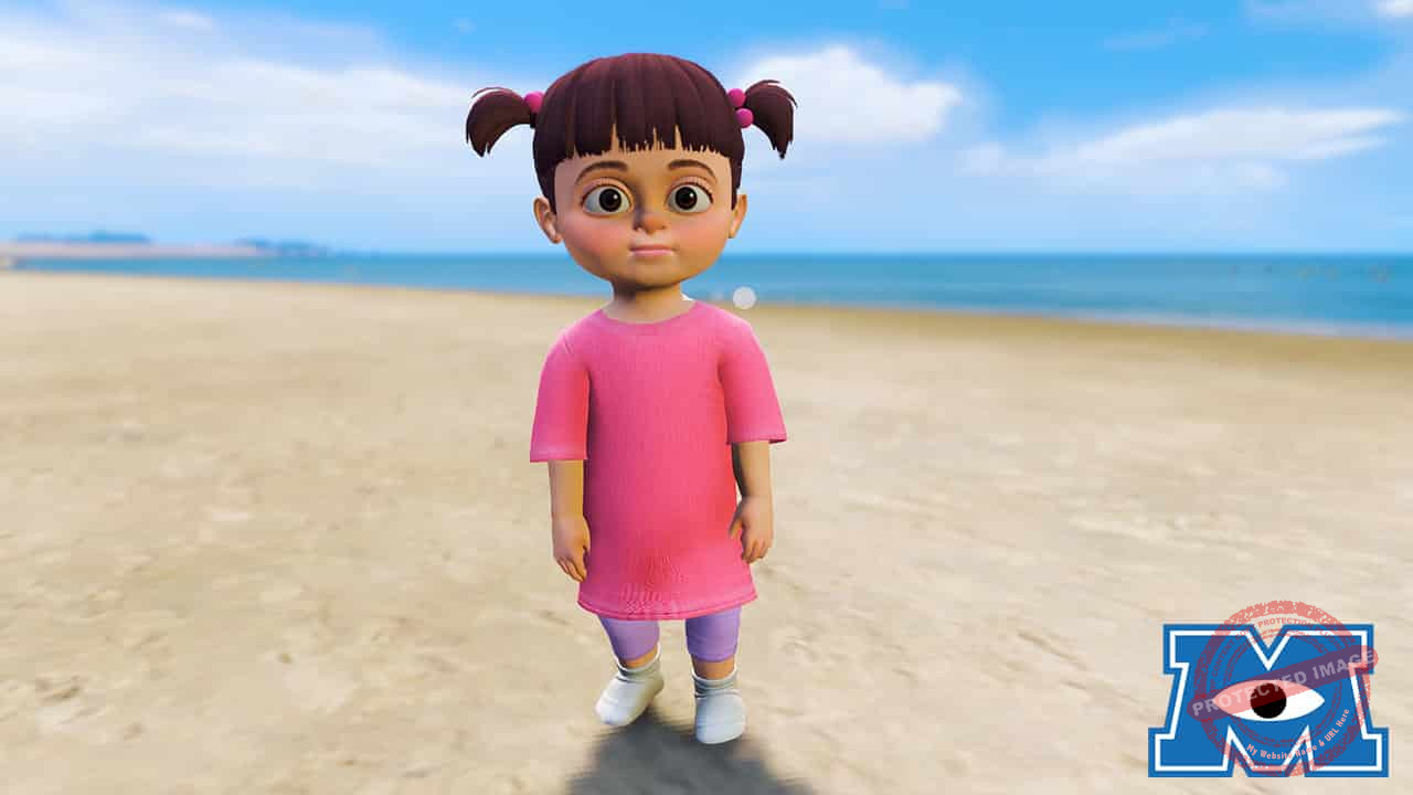 GTA 5 Mods Boo in Monster Inc
