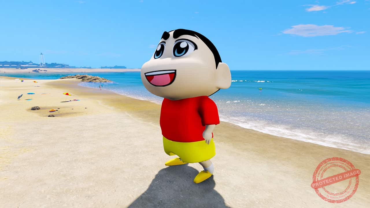 GTA 5 Mods Giant Shinchan