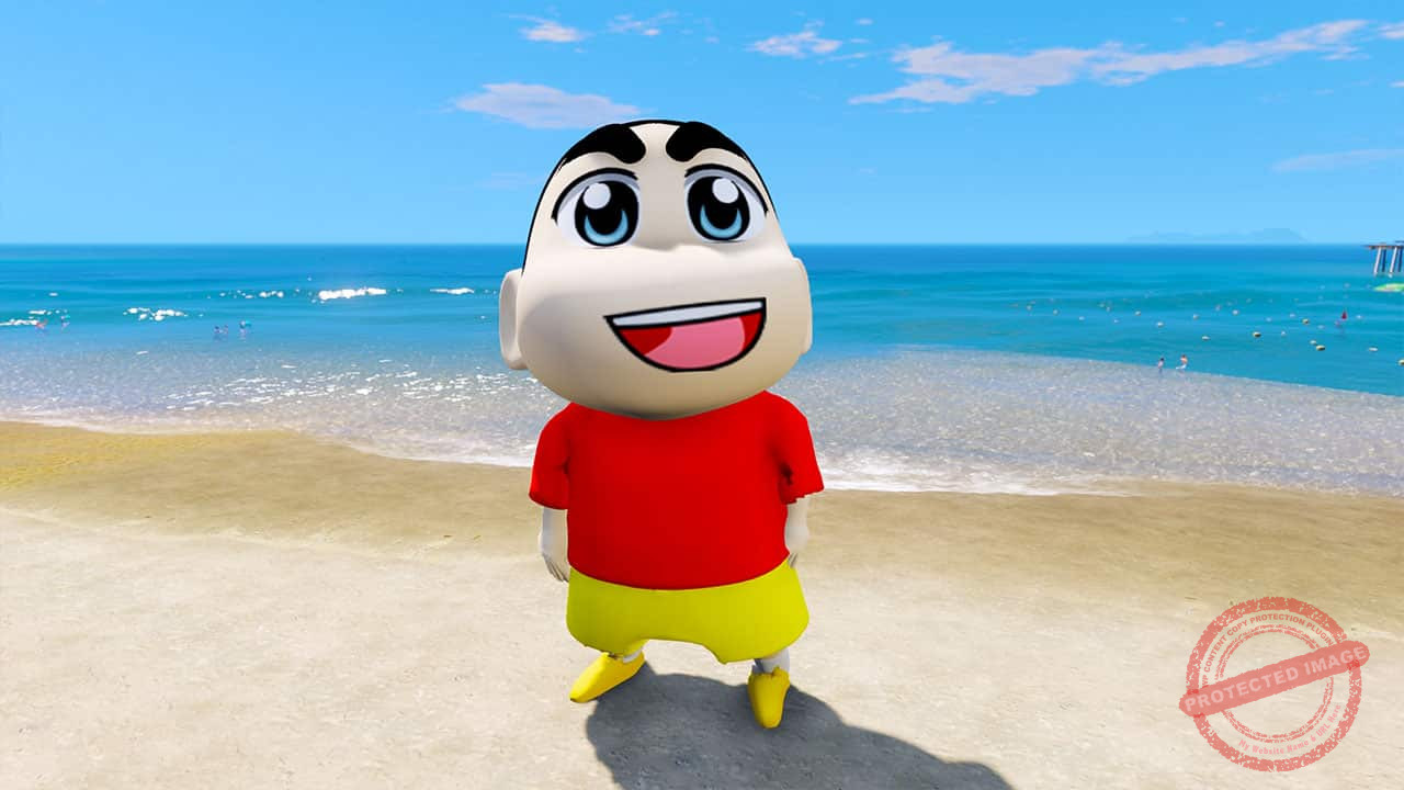 GTA 5 Mods Giant Shinchan