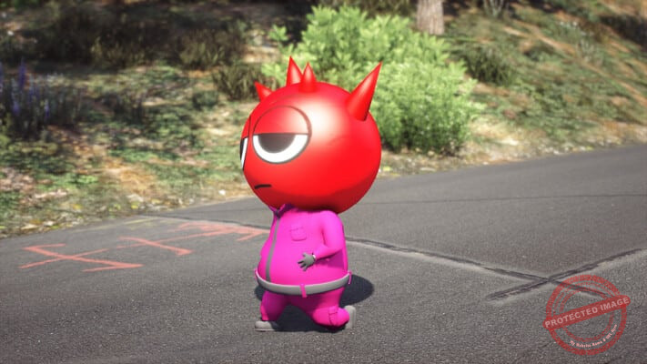 GTA 5 Mods Baby Raddy Squid Game Guard Sprunki - GTA 5 Mods Website