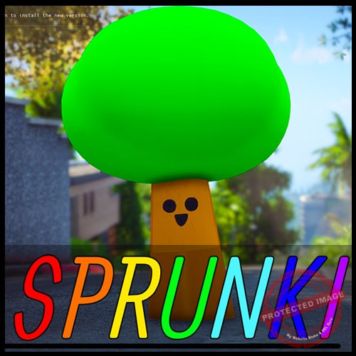 GTA 5 Mods Tree in SPRUNKI