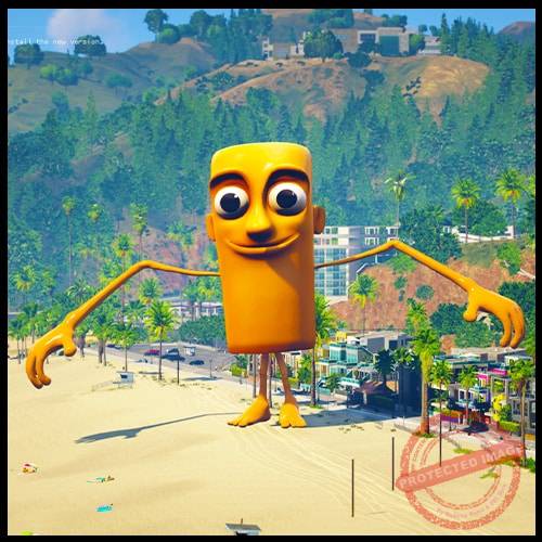 GTA 5 Mods Giant Tung Tung Tung Sahur Tape
