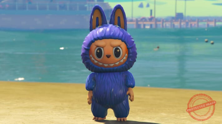 GTA 5 Mods Labubu Blue - GTA 5 Mods Website