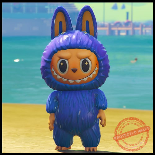 GTA 5 Mods Labubu Blue