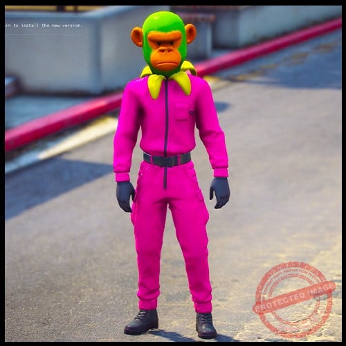 GTA 5 Mods Chimpanzini Bananini Pink Guard Squid Game