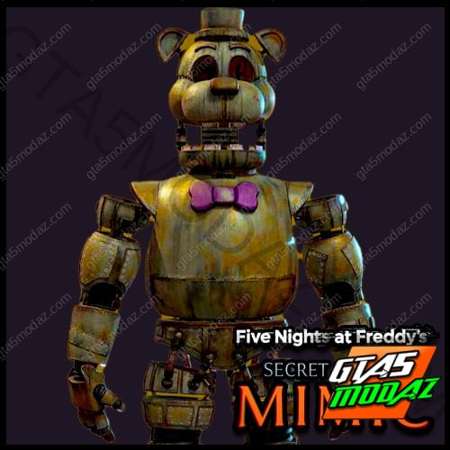 GTA 5 Mods Pirate Fred Bear in FNaF Secret of the Mimic