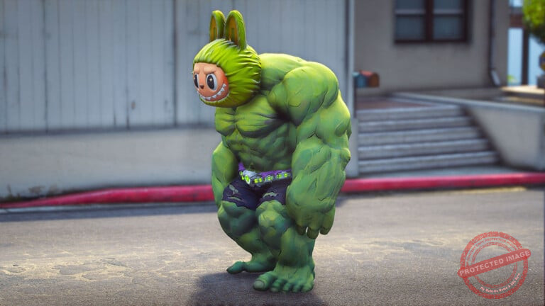 GTA 5 Mods Muscle Labubu - GTA 5 Mods Website