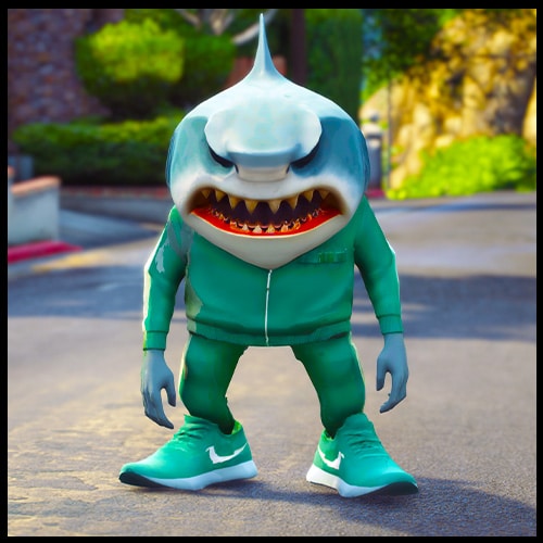 GTA 5 Mods Tralalero Tralala Squid Game Player